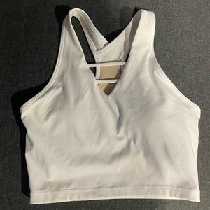 Zyia White Grid Tank